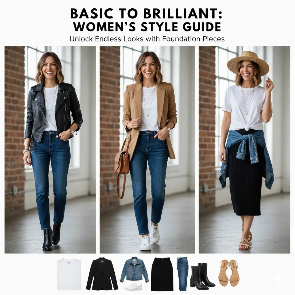 How to Dress Well with Basic Clothing Items